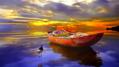 Crisp Ocean Wallpaper Nature Wallpaper 4K 1920x1080 Ocean, Sunset, White, Gray, Ultrawide, Full HD