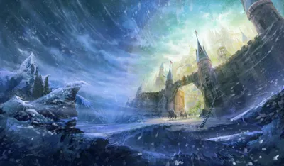Epic Fantasy Wallpaper Fantasy Wallpaper 4K 4252x2480 Fantasy, Hd, Desktop, Wallpaper, Featuring, A, Majestic, Castle, Amidst, Wintry, Landscape, Swirling, Gray, Brown, Ultrawide, 4k