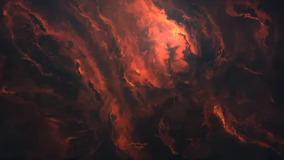 Vivid Depicting Wallpaper Space Wallpaper 4K 3840x2160 Hd, Desktop, Wallpaper, Depicting, A, Sci-fi, Themed, Orange, Nebula, Space, Featuring, Swirling, Brown, Ultrawide, 4k