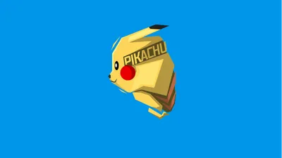 Misty Minimalist Wallpaper Minimal Wallpaper 4K 7680x4320 Minimalist, 8k, Ultra, Hd, Anime-style, Pikachu, From, Pokémon, Pok, Mon, Bright, Blue, Yellow, Ultrawide, 4k