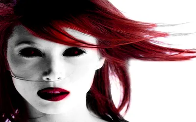 Gothic Dark Aesthetic Black/Dark Wallpaper 4K 2560x1600 A, Striking, Hd, Wallpaper:, Featuring, Gothic, Dark, Aesthetic, Showcases, Woman, Vibrant, Red, White, Ultrawide, QHD