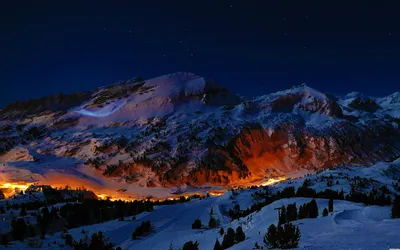 Mountain Night Images Black/Dark Wallpaper 4K 1920x1200