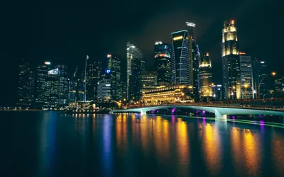 Dreamy City Wallpaper Black/Dark Wallpaper 4K 3840x2400