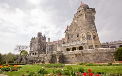 Casa Loma Grand Man Nature Wallpaper 4K 1920x1200 Hd, Image, Of, Casa, Loma, A, Grand, Man-made, Castle, Stone, Walls, Towers, White, Ultrawide, Full HD