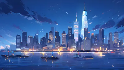 Night City Black-dark Black/Dark Wallpaper 4K 1536x864