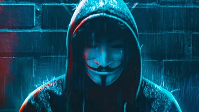 Hood Mask Technology Anonymous Technology Wallpaper 4K 3840x2160 Hood, Mask, Technology, Anonymous, Hd, Desktop, Wallpaper, Red, Brown, Ultrawide, 4k