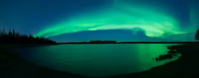 Misty Mesmerizing Wallpaper Nature Wallpaper 4K 3360x1320 A, Mesmerizing, Night, Sky, Features, The, Aurora, Borealis, Dancing, Over, Tranquil, Lake, Orange, Brown, Purple, Ultrawide, QHD