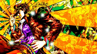 Vibrant Characters Jojo Wallpaper 4K, Space category