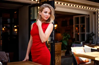 Epic Blonde Wallpaper Abstract Wallpaper 4K 2560x1707 Blonde, Red, Dress, Woman, Model, Hd, Desktop, Wallpaper, Brown, Landscape, QHD