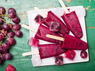 Still Life Grape Flavored Ice Abstract Wallpaper 4K 3600x2700 Hd, Desktop, Wallpaper, Featuring, A, Still, Life, Of, Grape-flavored, Ice, Cream, Popsicles, White, Landscape, QHD