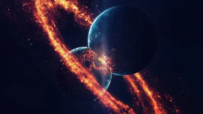 Depicting Dramatic Sci Wallpaper 4K, Space category
