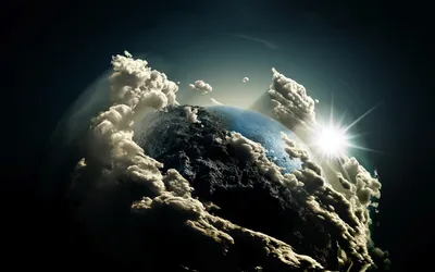 Sci Earth Space Illuminated Space Wallpaper 4K 1920x1200 A, Stunning, Hd, Desktop, Wallpaper, Featuring, Sci-fi, Scene, Earth, Space, Illuminated, Sun, White, Brown, Gray, Ultrawide, Full HD