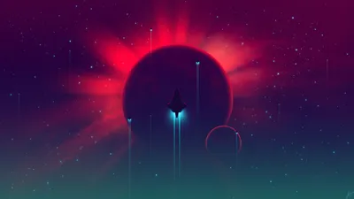 Sci Spaceship Ascending Front Glowing Space Wallpaper 4K 2560x1440 Hd, Sci-fi, Desktop, Wallpaper, Featuring, A, Spaceship, Ascending, Front, Glowing, Planet, Space, Red, Brown, Ultrawide, QHD