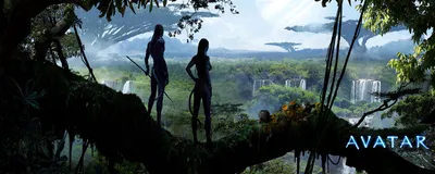 Movie Avatar Two Characters Wallpaper 4K, Nature category