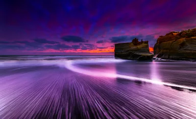 Calm Beach Wallpaper Wallpaper 4K, Nature category