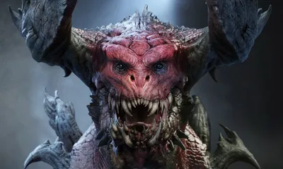 Dark Scary Demon Wallpaper 4K, Black/Dark category
