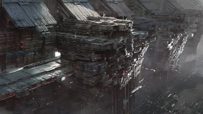 Vibrant Futuristic Wallpaper World Wallpaper 4K 1920x1080 Futuristic, Sci-fi, Cityscape, With, Towering, Densely, Packed, Structures, Rendered, High, Detail, Desktop, Gray, Ultrawide, Full HD