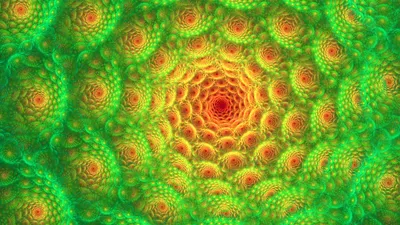 Radiant Vibrant Wallpaper Nature Wallpaper 4K 1920x1080 Vibrant, Hd, Desktop, Wallpaper, Featuring, A, Trippy, Psychedelic, Fractal, Spiral, Resembles, Vivid, Orange, Pink, Ultrawide, Full HD