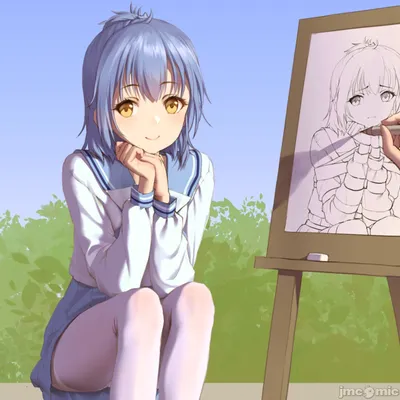 Serene Anime Wallpaper Abstract Wallpaper 4K 1280x1280 Anime, 1280x1280, Square