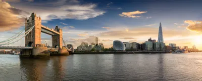 Epic London Wallpaper World Wallpaper 4K 2720x1102 London, Cityscape, Featuring, Tower, Bridge, Modern, Skyscrapers, Including, Shard, Buildings, Along, Thames, Gray, Ultrawide, QHD