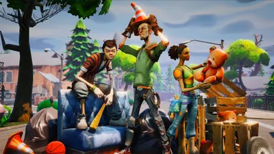 Vivid Fortnite Wallpaper Games Wallpaper 4K 3840x2160