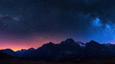 Serene Night Wallpaper Black/Dark Wallpaper 4K 3840x2160
