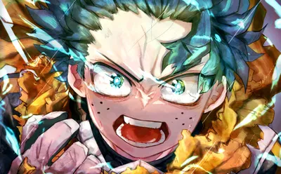 Izuku Midoriya Hero Academia Vibrant Abstract Wallpaper 4K 3864x2397 Izuku, Midoriya, From, My, Hero, Academia, Is, Depicted, Vibrant, Ultra, Showcasing, Intense, White, Ultrawide, 4k