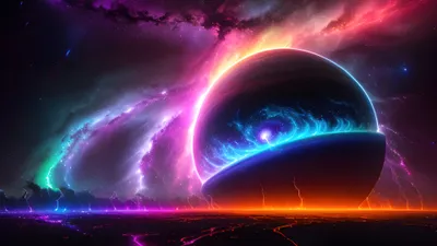 Vibrant Vibrant Wallpaper Wallpaper 4K, Space category