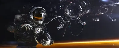 Golden Sci Wallpaper Space Wallpaper 4K 2500x1026 Sci-fi, Hd, Desktop, Wallpaper, Of, An, Astronaut, In, Space, Tethered, Spacecraft, Against, Brown, Ultrawide, Full HD