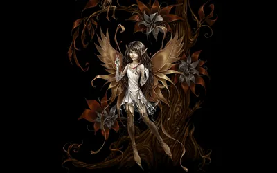 Captivating Fantasy Graceful Fairy Surrounded Fantasy Wallpaper 4K 1920x1200 A, Captivating, Hd, Fantasy, Wallpaper, Featuring, Graceful, Fairy, Surrounded, Intricate, Foliage, Enchanting, Brown, Ultrawide, Full HD