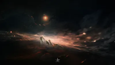 Sci Depiction Nebula Glowing Stars Space Wallpaper 4K 5120x2880 Hd, Desktop, Wallpaper, Featuring, A, Stunning, Sci-fi, Depiction, Nebula, Glowing, Stars, Against, Brown, Gray, Ultrawide, 4k