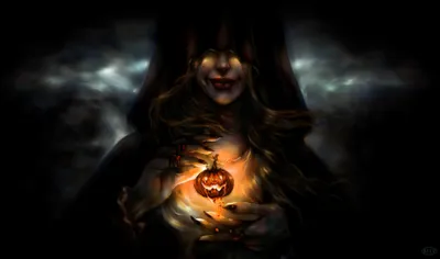 Epic Dark Wallpaper Black/Dark Wallpaper 4K 3935x2321 A, Dark, Eerie, Figure, Holding, Glowing, Jack-o'-lantern, Jack-o, 039, Lantern, Set, Against, Orange, Gray, Ultrawide, 4k