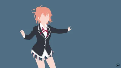 Minimalist Yui Yuigahama Anime Minimal Wallpaper 4K 1920x1080 Minimalist, Hd, Pc, Desktop, Wallpaper, Featuring, Yui, Yuigahama, Anime, Teen, Romantic, Comedy, Brown, Purple, Ultrawide, Full HD