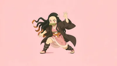 Minimalist Anime Nezuko Kamado Minimal Wallpaper 4K 14560x8192 Minimalist, Anime, 8k, Ultra, Hd, Pc, Desktop, Wallpaper, Nezuko, Kamado, Demon, Slayer:, White, Ultrawide, 4k
