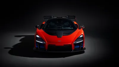 Golden Front Wallpaper Cars Wallpaper 4K 4096x2304 Front, View, Of, A, Red, Mclaren, Senna, Supercar, Displayed, High-resolution, Ultra, Desktop, Ultrawide, 4k
