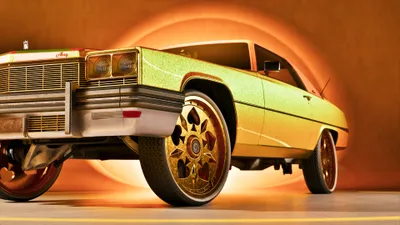 Gold Lowrider Car Grand Theft Cars Wallpaper 4K 3840x2160 4k, Ultra, Hd, Pc, Desktop, Wallpaper, Of, A, Gold, Lowrider, Car, Grand, Brown, Orange, Ultrawide