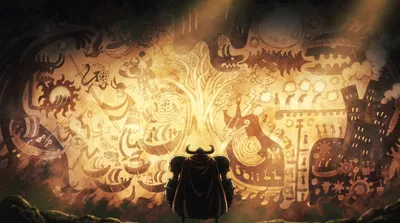 One Piece Quad Fantasy Wallpaper 4K 2752x1536 One, Piece, 2k, Quad, Hd, Pc, Desktop, Wallpaper:, Silhouetted, Pirate, Stands, Before, Gray, White, Orange, Ultrawide, QHD