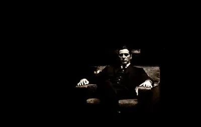 Dramatic Character Seated Black/Dark Wallpaper 4K 1900x1200 A, Dramatic, Hd, Wallpaper, Featuring, Character, Seated, Dark, Room, Inspired, Iconic, Film, Purple, White, Ultrawide