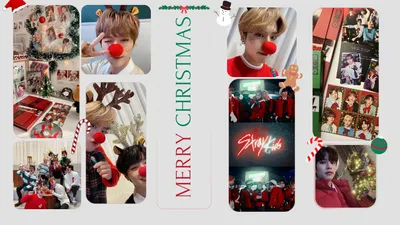 Stray Kids Kpop Members Abstract Wallpaper 4K 1920x1080 Hd, Pc, Desktop, Wallpaper, Featuring, Stray, Kids, Kpop, Members, Festive, Christmas-themed, Holiday, White, Ultrawide, Full HD