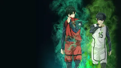 Blue Lock Anime Black/Dark Wallpaper 4K 3840x2160 Blue, Lock, Anime, Characters, Stand, Against, A, Smoky, Dark, Vibrant, Ultra, Desktop, Brown, Gray, Ultrawide, 4k