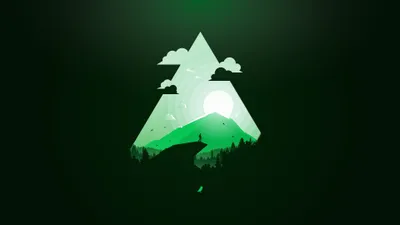 Vibrant Green Wallpaper Minimal Wallpaper 4K 3840x2160