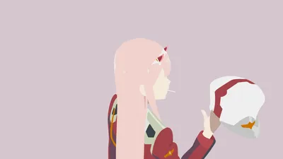 Minimalist Anime Zero Minimal Wallpaper 4K 1920x1080 Minimalist, Hd, Anime, Wallpaper, Featuring, Zero, Two, From, Darling, Franxx, Holding, Her, White, Brown, Ultrawide, Full HD