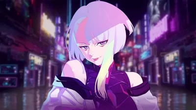 Lucy Cyberpunk Edgerunners Live Wallpaperwaifu Wallpaper 4K, Technology category