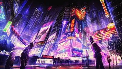 Cyberpunk Night City Wallpaper 4K, Technology category