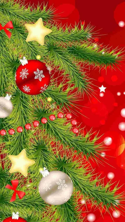 Sleek Christmas Wallpaper Wallpaper 4K, Technology category
