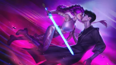 Kpop Demon Hunters Abstract Wallpaper 4K 3840x2160 Kpop, Demon, Hunters, Depicted, In, A, Dynamic, 4k, Ultra, Desktop, Showcasing, Fierce, White, Pink, Gray, Ultrawide