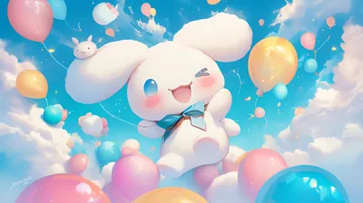 Vibrant Cinnamoroll Sanrio Floating Nature Wallpaper 4K 2912x1632 A, Vibrant, Hd, Desktop, Wallpaper, Featuring, Cinnamoroll, From, Sanrio, Floating, Joyfully, Among, White, Ultrawide, QHD