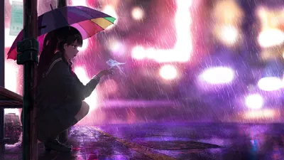 Misty Anime Wallpaper Wallpaper 4K, Abstract category
