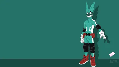 Vivid Minimalist Wallpaper Minimal Wallpaper 4K 1920x1080 Minimalist, Hd, Pc, Desktop, Wallpaper, Featuring, Izuku, Midoriya, Hero, Academia, Stylized, Anime, Green, Brown, Ultrawide, Full HD
