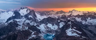 Mountain Landscape Alps Scenery Wallpaper 4K, Nature category